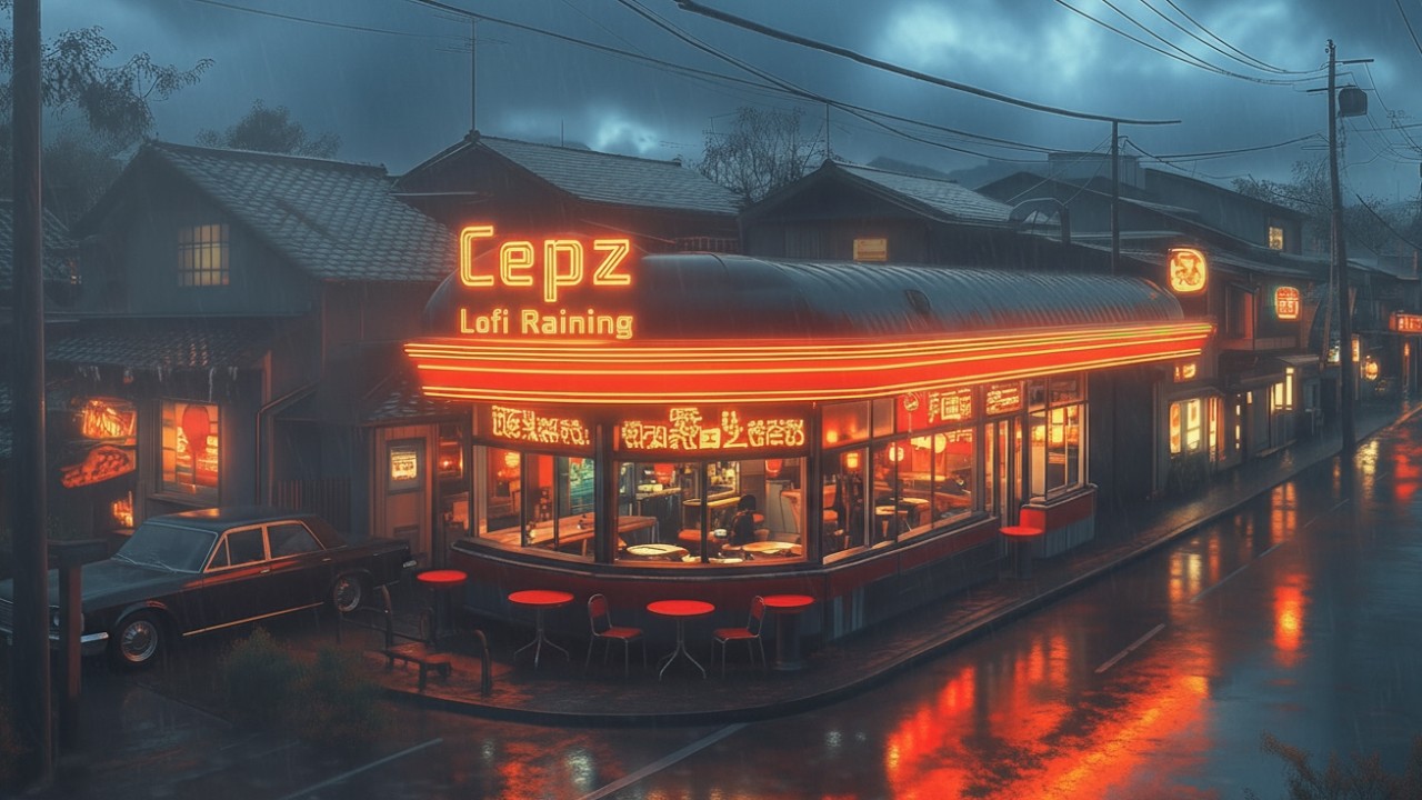 Late Night Japanese Rain 🌙 Lofi Beats for Anxiety, Overthinking & Sleep