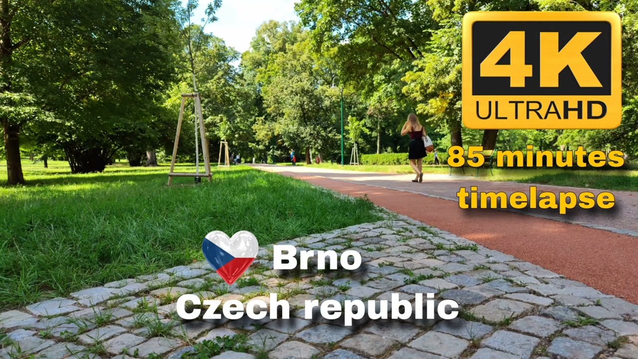 4K 60fps timelapse video, Brno Czech republic, 