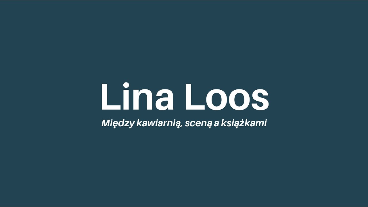 „Lina Loos. Między kawiarnią, sceną a książkami” –  dr hab. Michał Skop