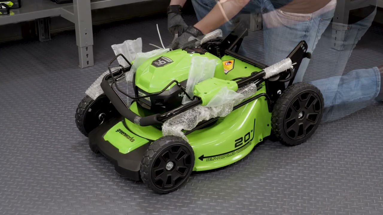 Assembling your Greenworks 20