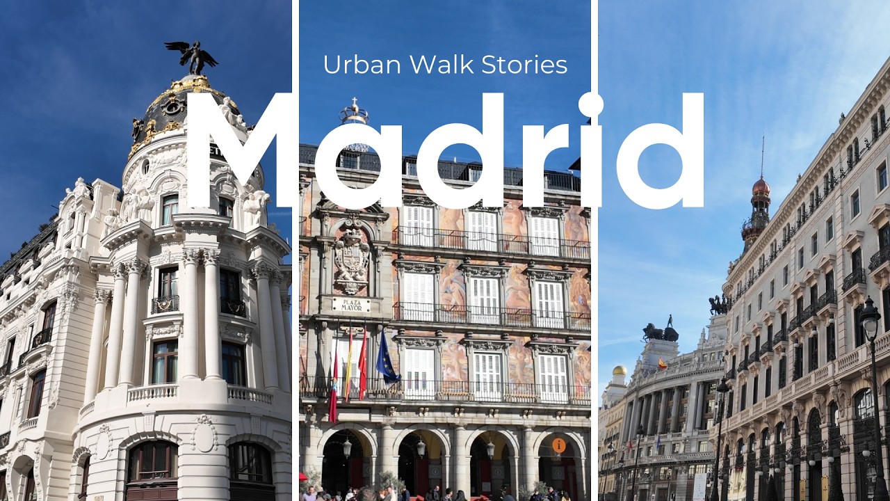 Madrid 🇪🇸 | Gran Via, Puerta Del Sol | Sabah Yürüyüşü | 4K | Urban Walk Stories