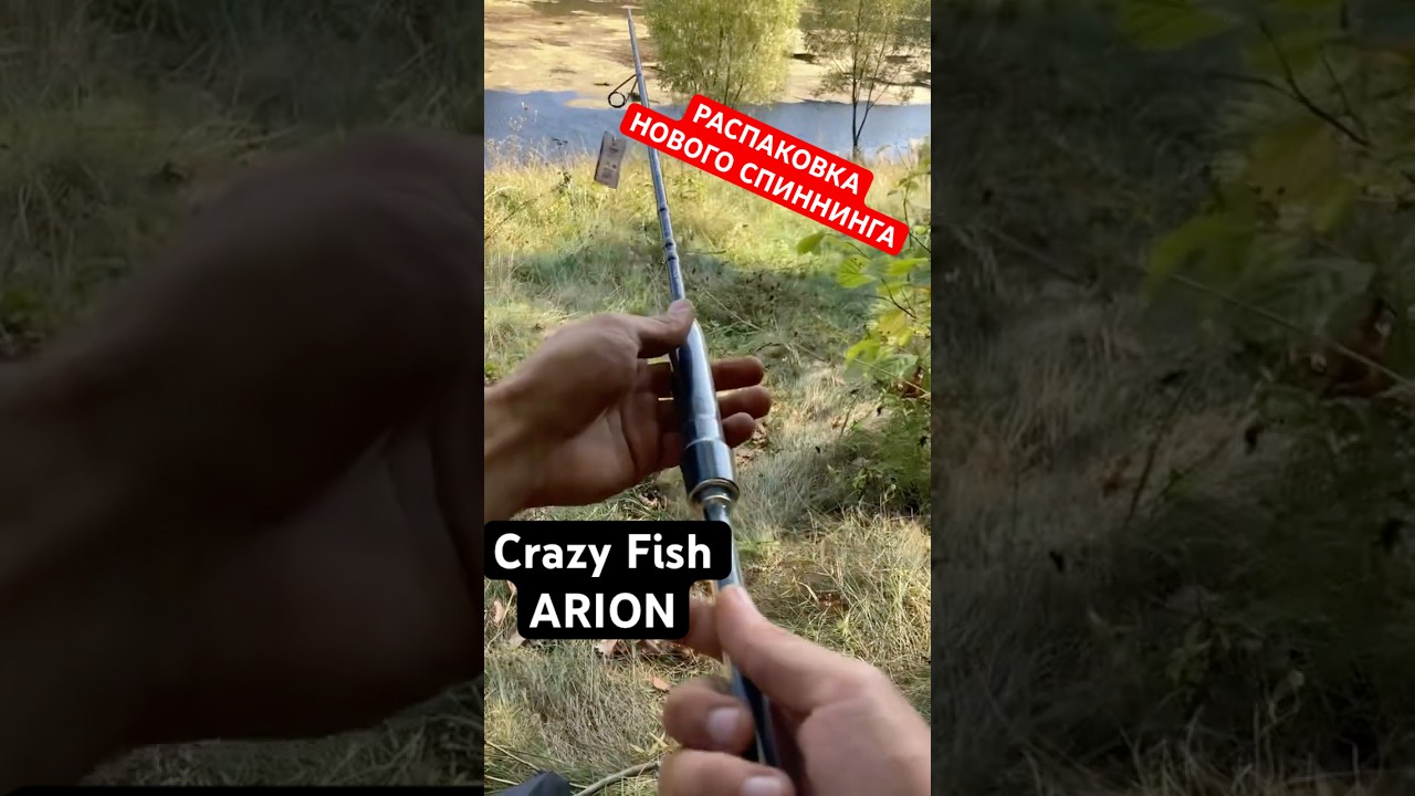 Crazy Fish ARION еще один спиннинг во владении. #fishing #рыбалка #спиннинг