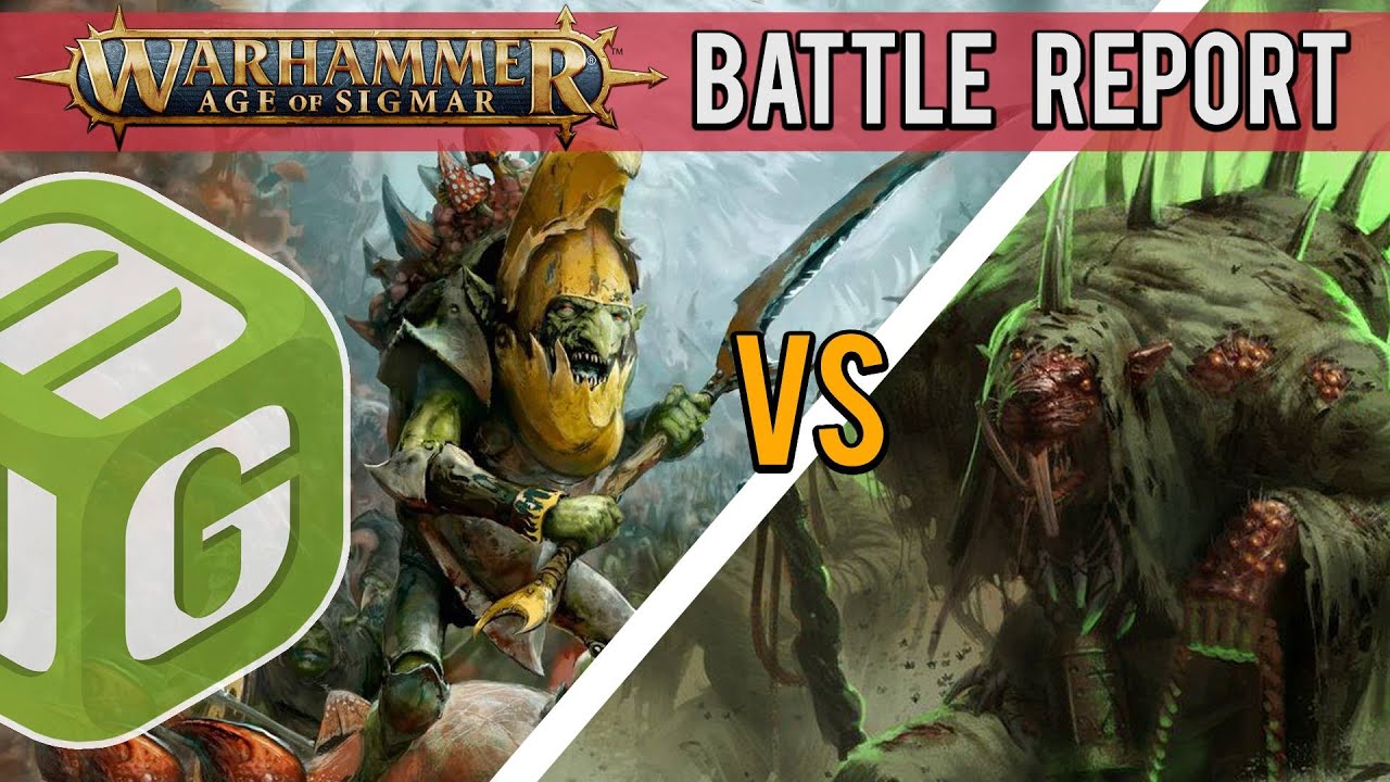 NEW Gloomspite Gitz vs Skaven Age of Sigmar 3rd Edition Battle Report Ep 169