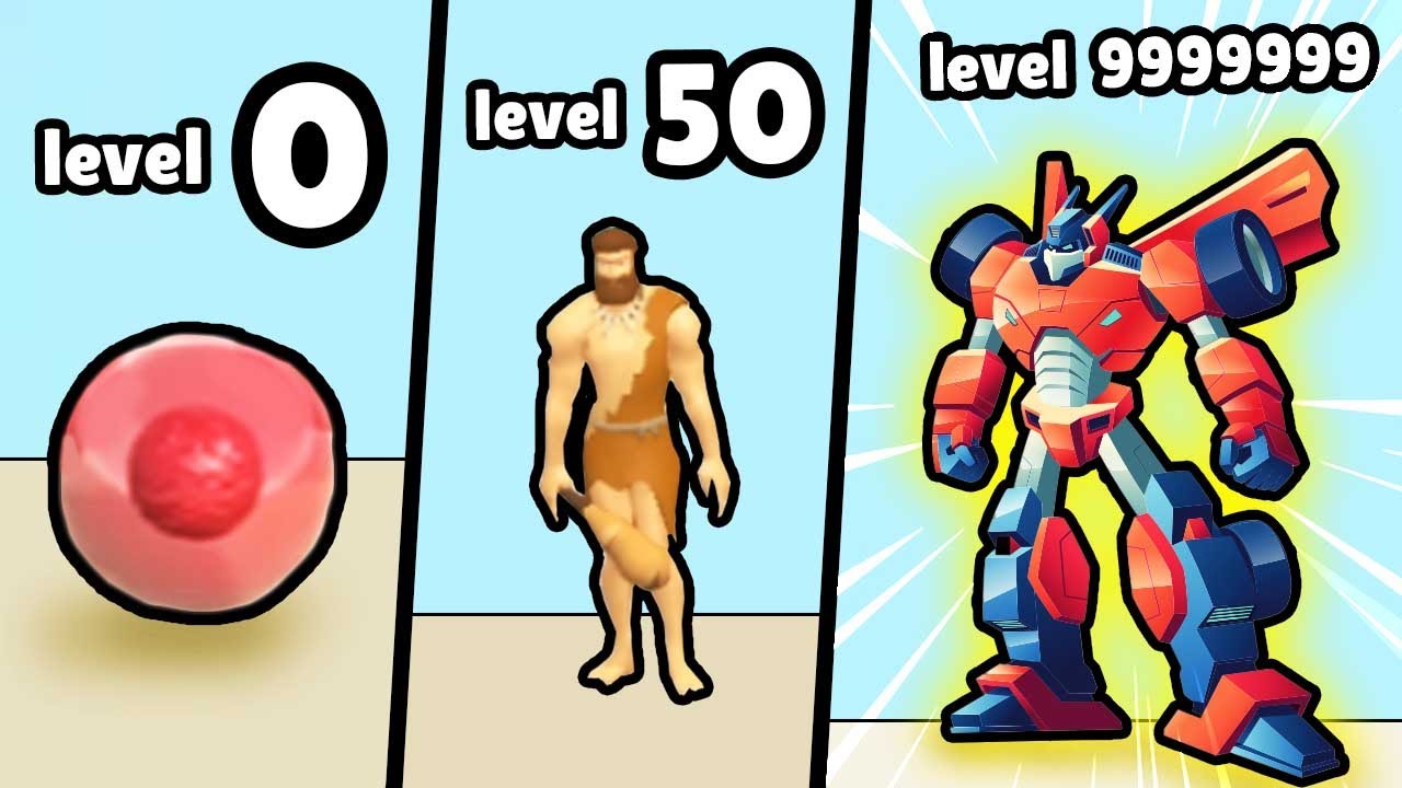 Evolving into MAX LEVEL HUMAN in Merge Evolution!