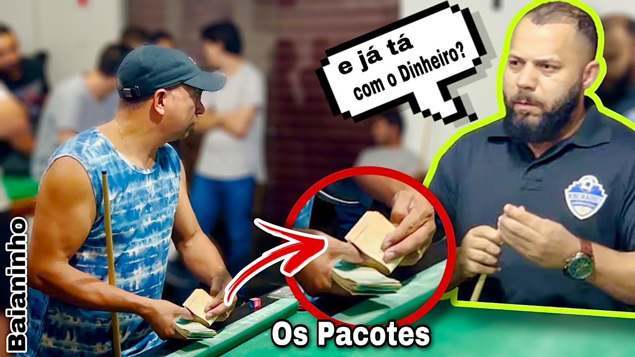 O DONO DO BAR DESAFIOU BAIANINHO, VEJA... #sinuca #baianinho #sinucaaovivo
