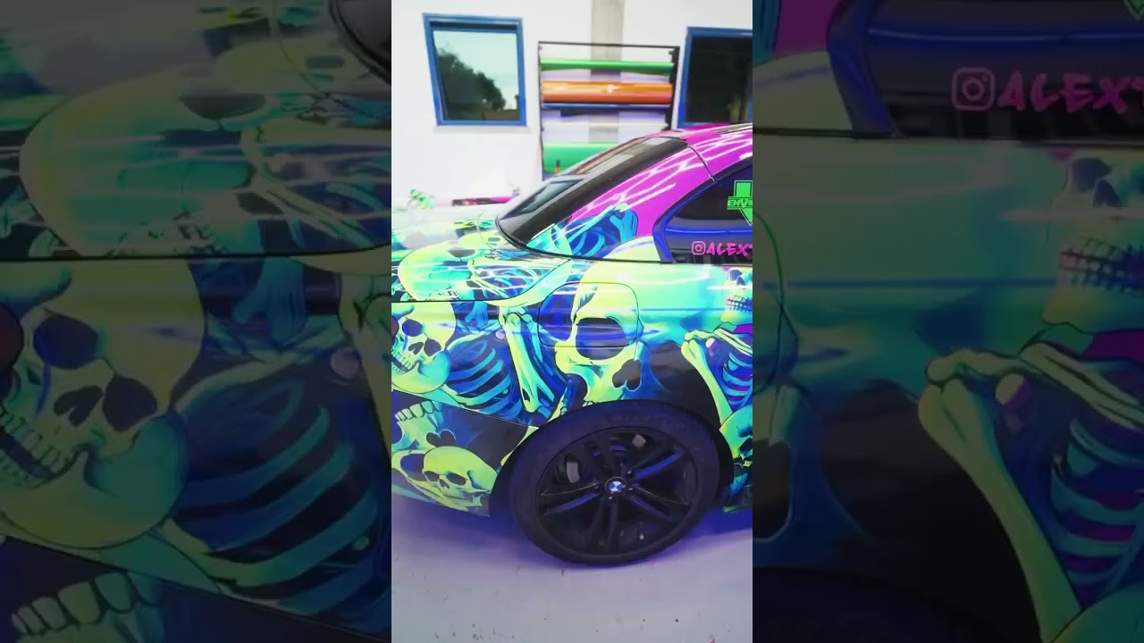 The Best Custom Wrap I've Seen @envidioso_custom_cars #HEXIS
