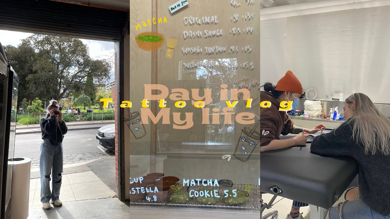 Getting a tattoo in Melbourne ￼￼🤍  - Melbourne Diaries 05