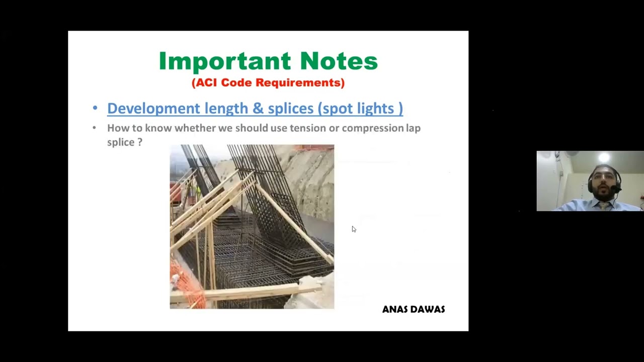 Lap splice & Development Length as per ACI318