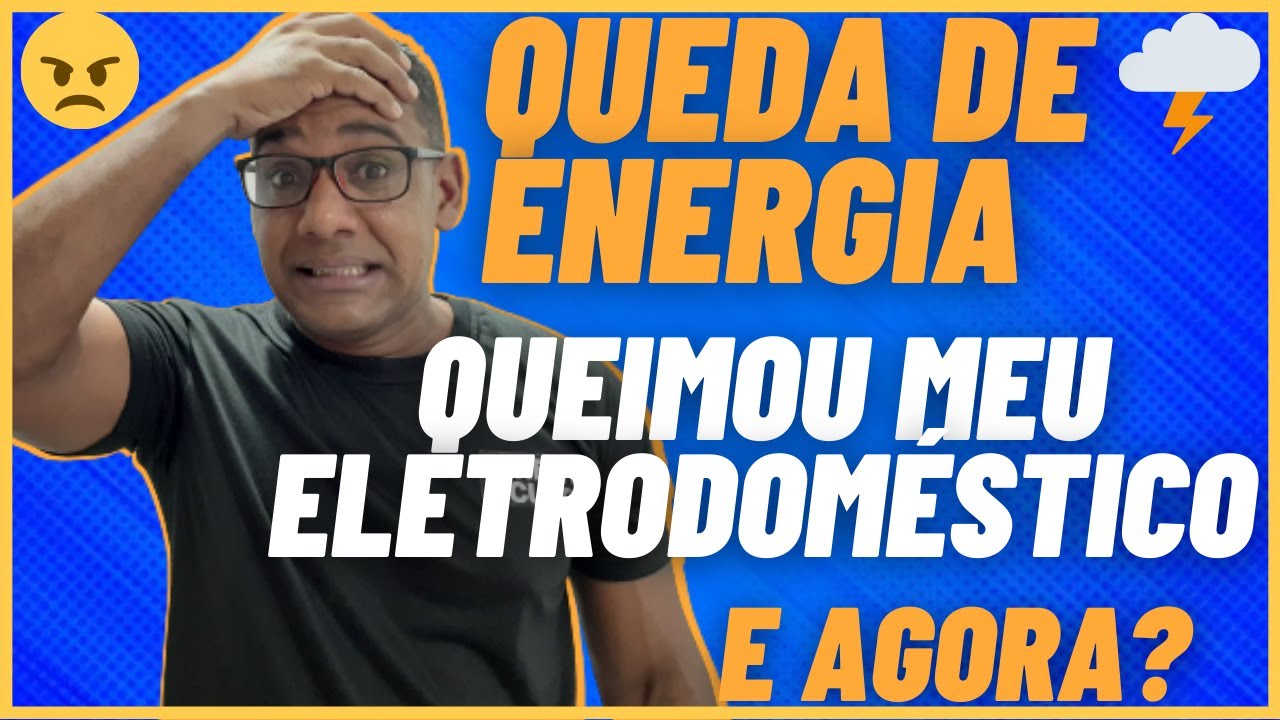 COMO SER INDENIZADO POR QUEDA DE ENERGIA|MINHA TV, GELADEIRA QUEIMOU POR QUEDA DE ENERGIA
