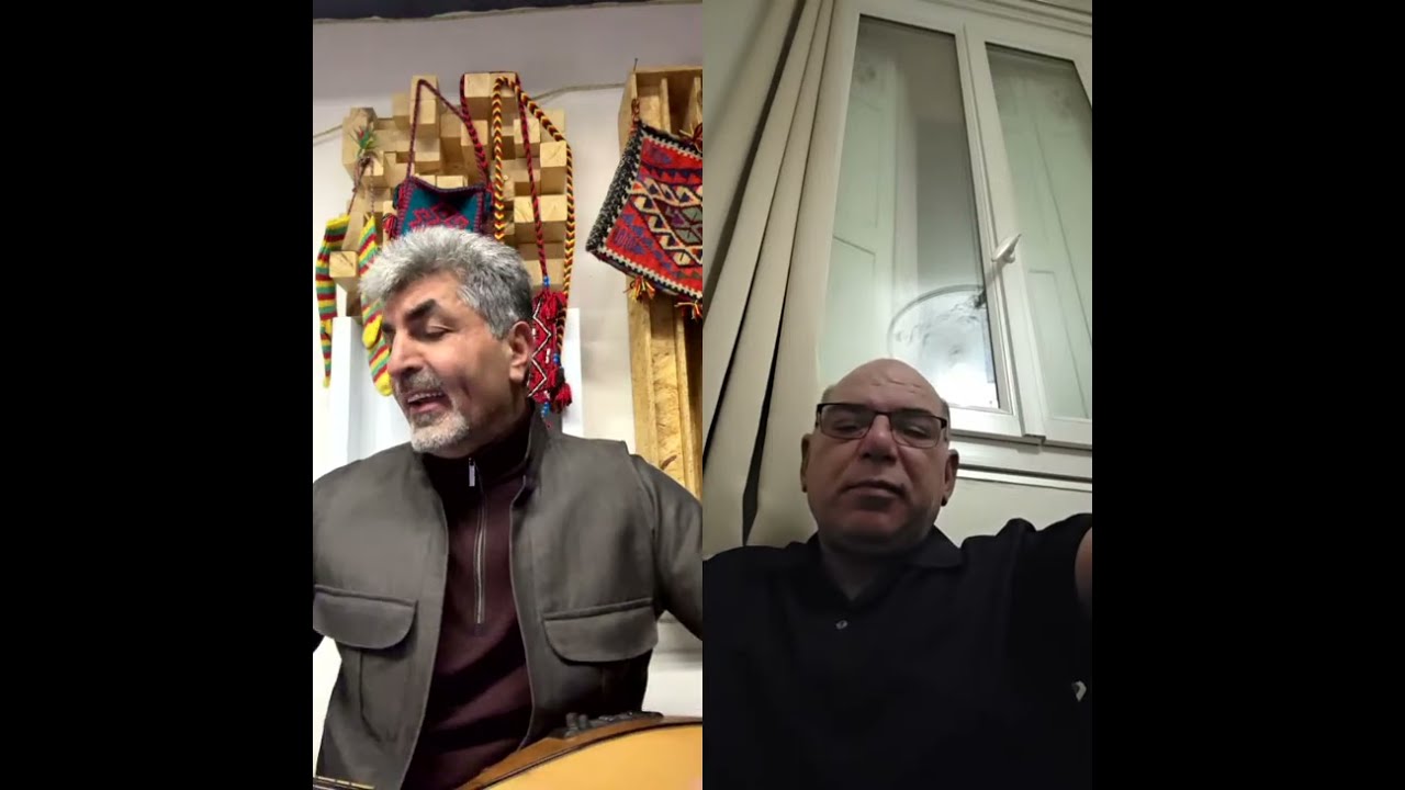 Navdar Dep Dengbej Redur Serhed &uuml;bertr&auml;gt einen Livestream.