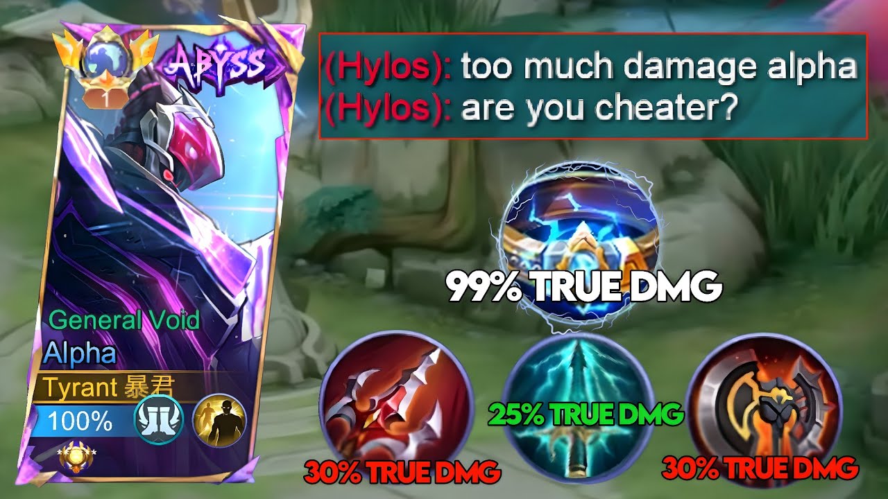 GLOBAL ALPHA UNLIMITED TRUE DAMAGE BUILD 2024!! 💀(must try)