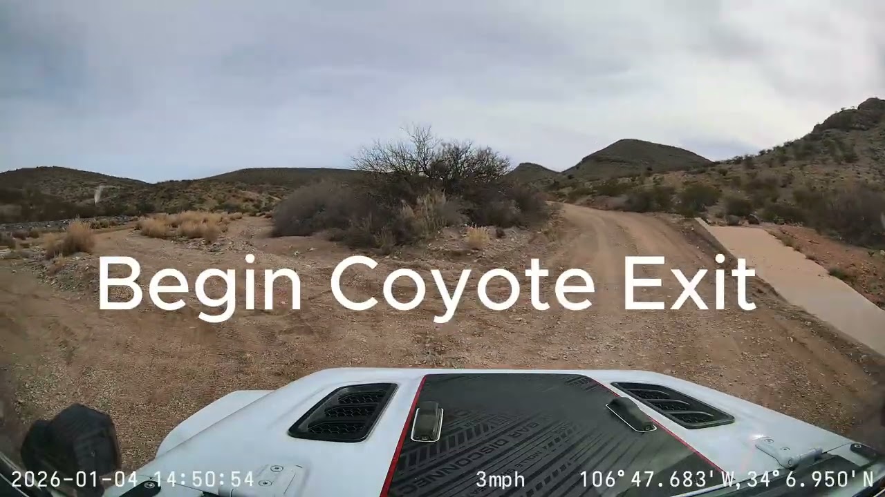 Quebradas Backcountry Byway to Coyote Exit
