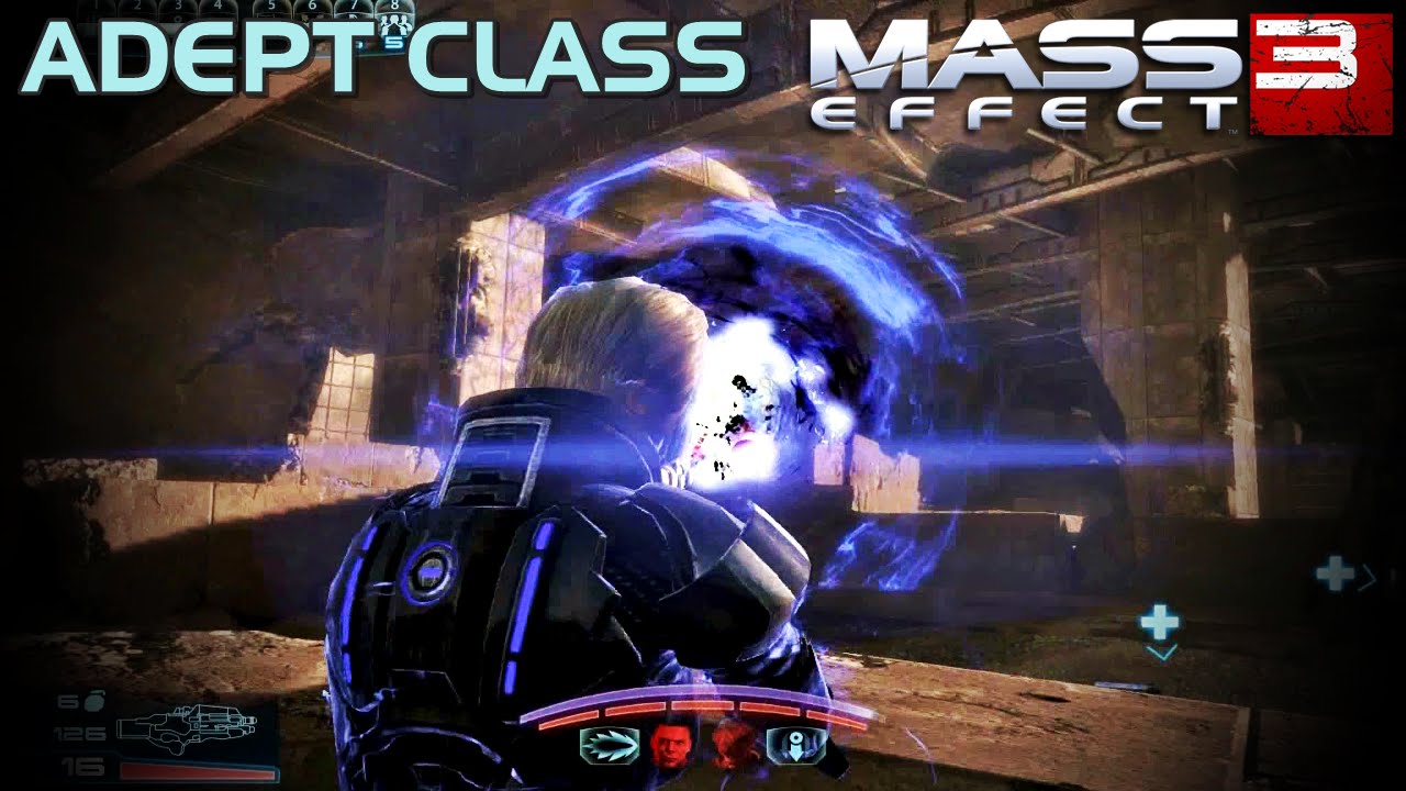 Mass Effect 3 - Adept Class Gameplay - Level 60 (Insanity difficulty)