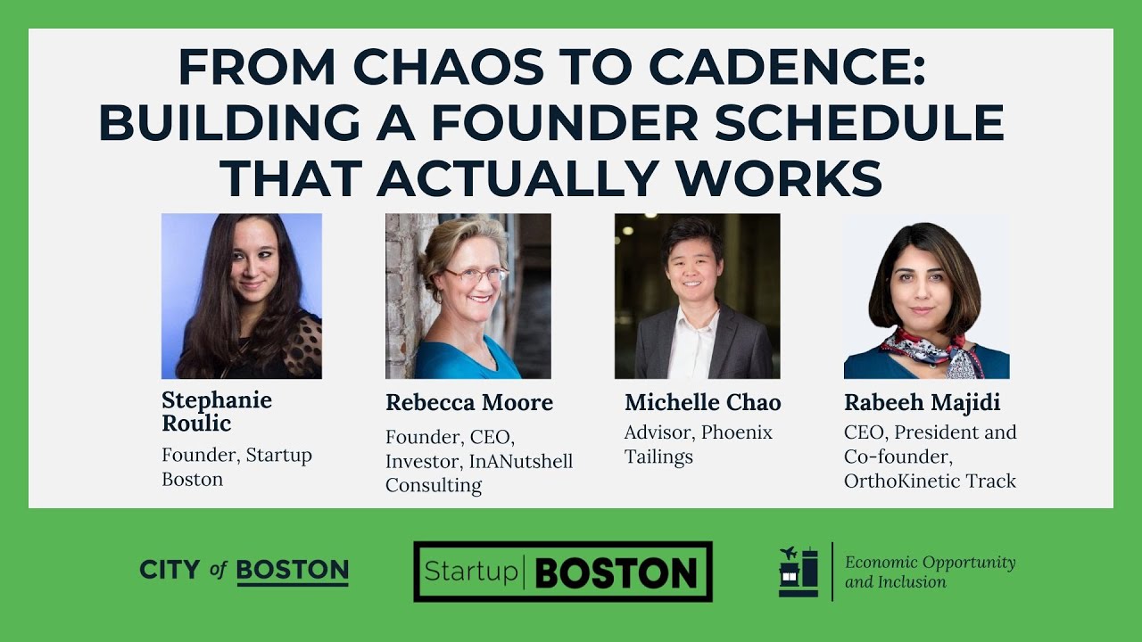 Как составить рабочий график основателя, который действительно работает