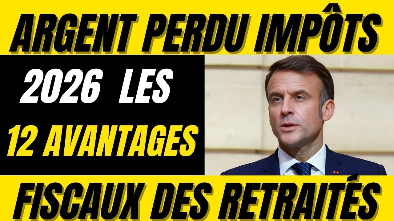 💥 Retraite et impôts : la liste secrète des 12 déductions fiscales en 2026
