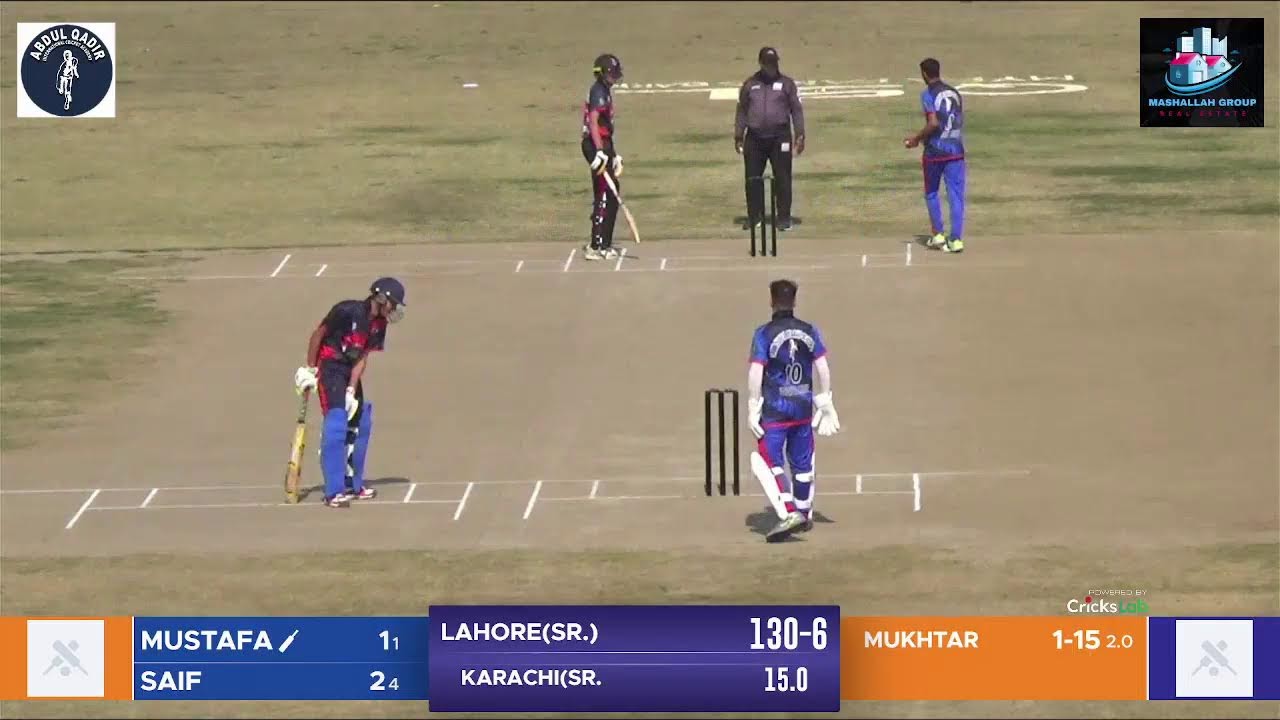 Live | Qadir Super League | 1st Match Lahore vs Karachi | #cricket
