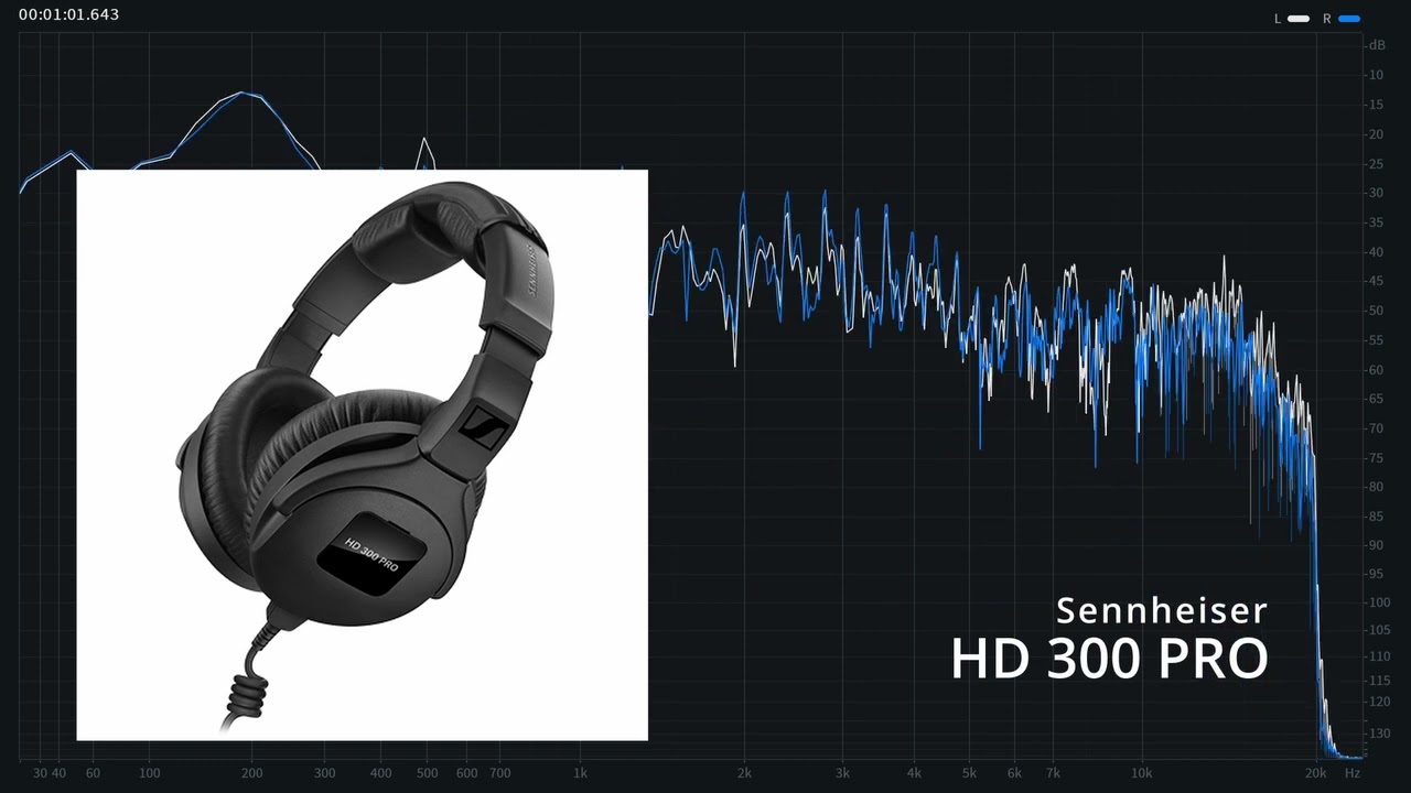 Sennheiser HD 300 PRO ヘッドフォン出力音