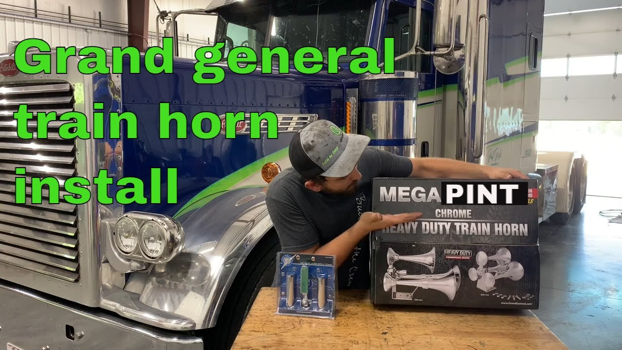 как установить гудки поезда! гудки поезда гранд генерал. петербильт 389. большая койка.