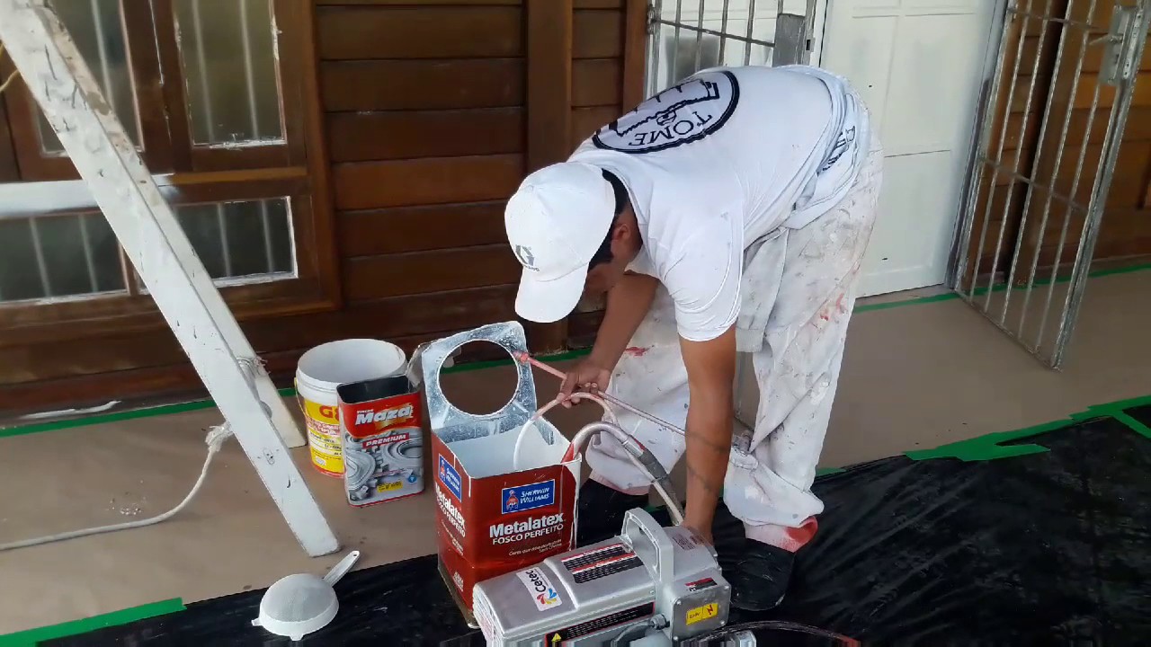 Airless como Usar fundo Branco nivelador para Madeira!!