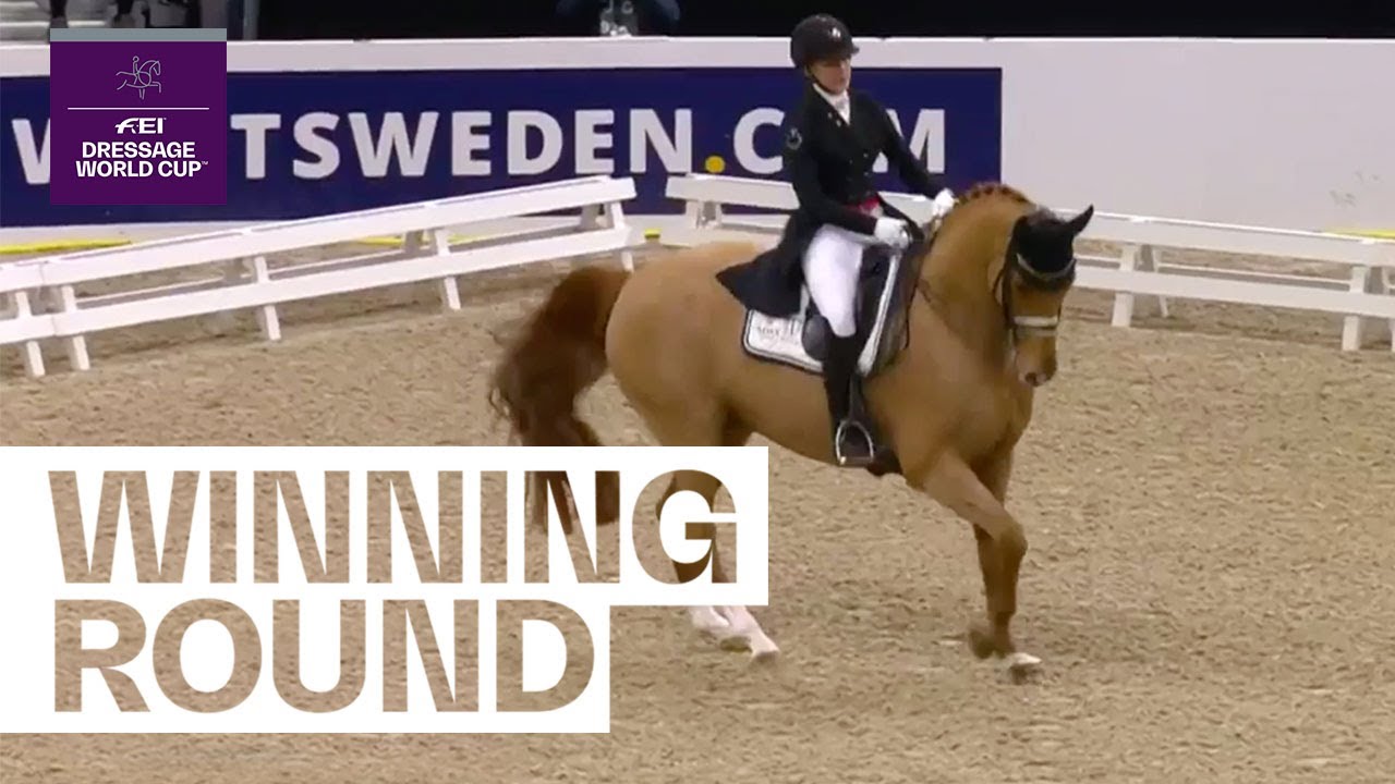 Cathrine Dufour's performance will put a smile on your face | FEI Dressage World Cup™ Gothenburg