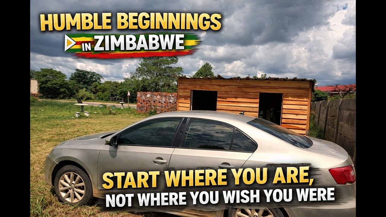 Humble Beginnings in Zimbabwe 🇿🇼 | Preparing My Cabin Floor with a Friend