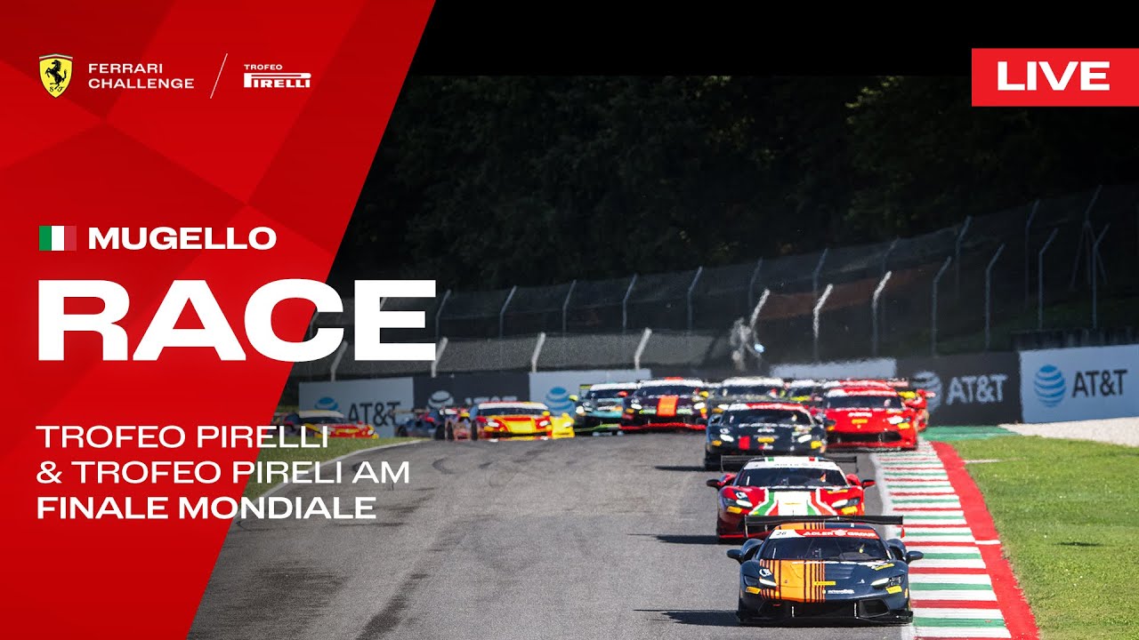 LIVE Ferrari Challenge, Mugello - Finali Mondiali, Trofeo Pirelli & Trofeo Pirelli AM