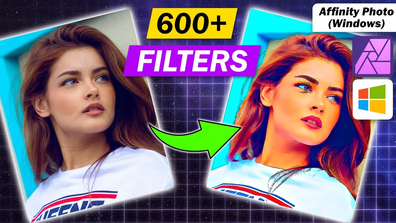 Более 600 художественных фильтров — Учебное пособие GMIC для Affinity Photo (только для Windows)