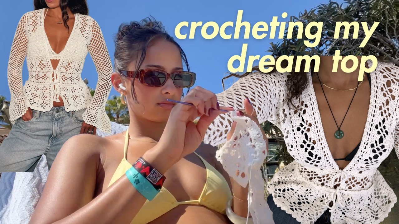 i crocheted my dream spring top