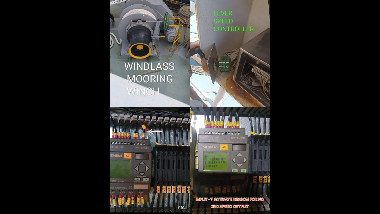 SHIP WINDLASS AND MOORING WINCH, 3RD SPEED NOT WORKING