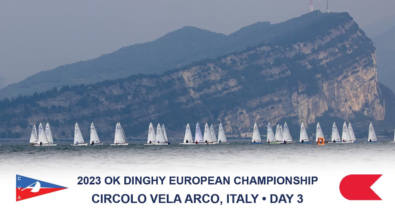 Highlights from Day 3 of the OK Dinghy European Championship at Circolo Vela Arco