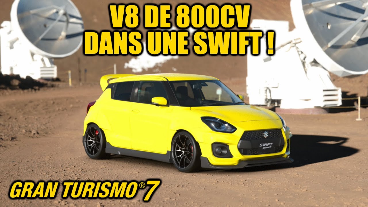 😂 SWAP V8 DANS LA SUZUKI SWIFT ! GRAN TURISMO 7
