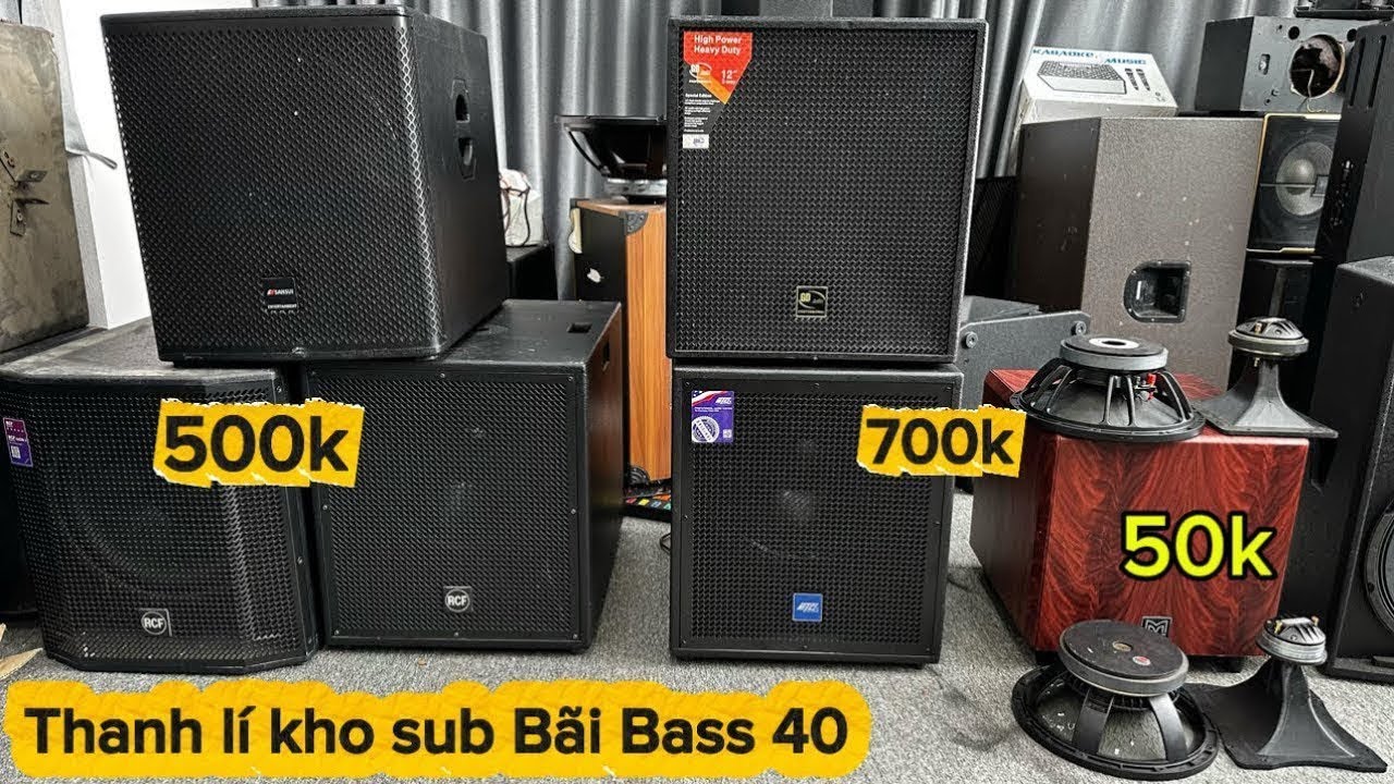 Toàn Sub 40 Giá Quá ngon rẻ, ETC, RCF, GĐ, Sansui Lh:083.835.6665