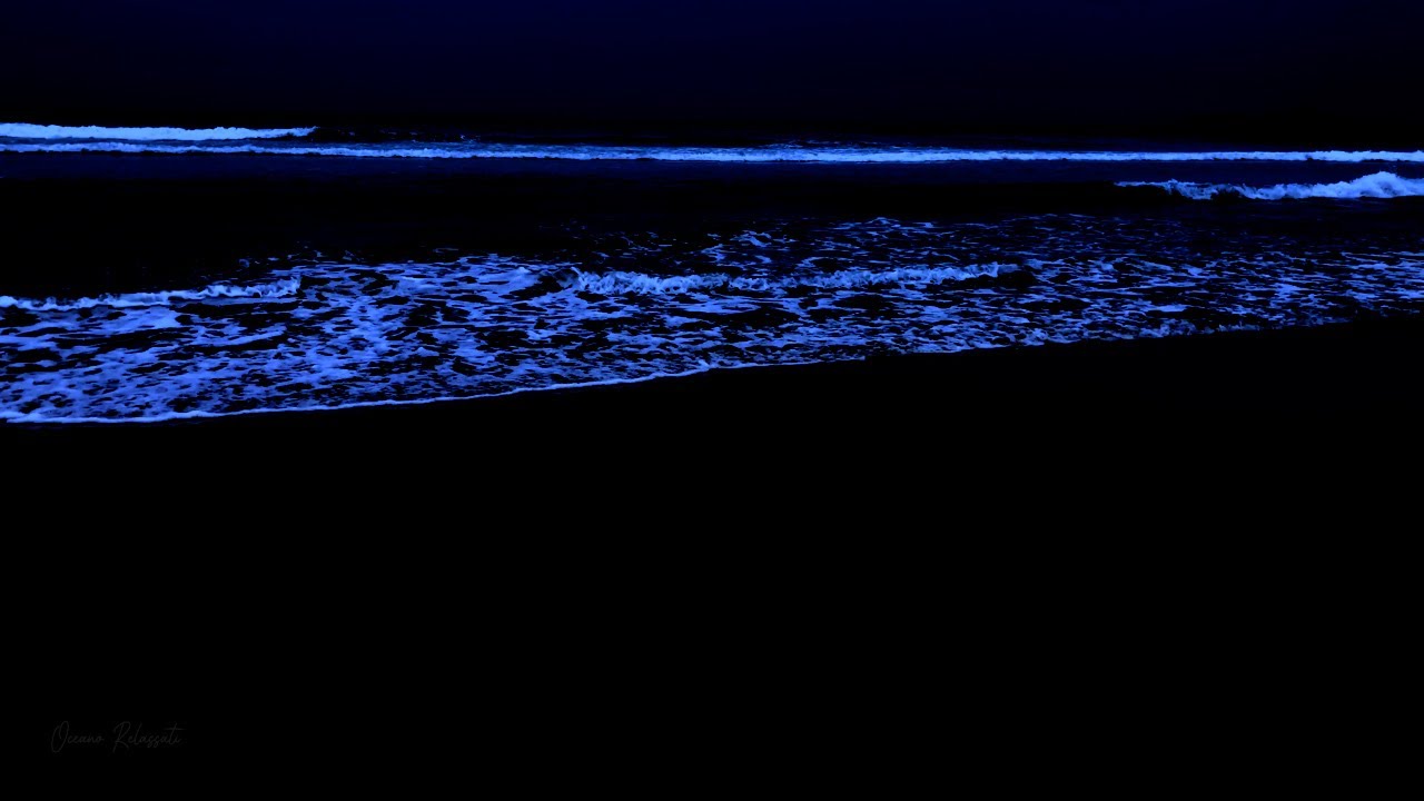 Addio stress al sonno profondo all'istante con 48 ore di suoni dell'oceano sulla spiaggia di notte