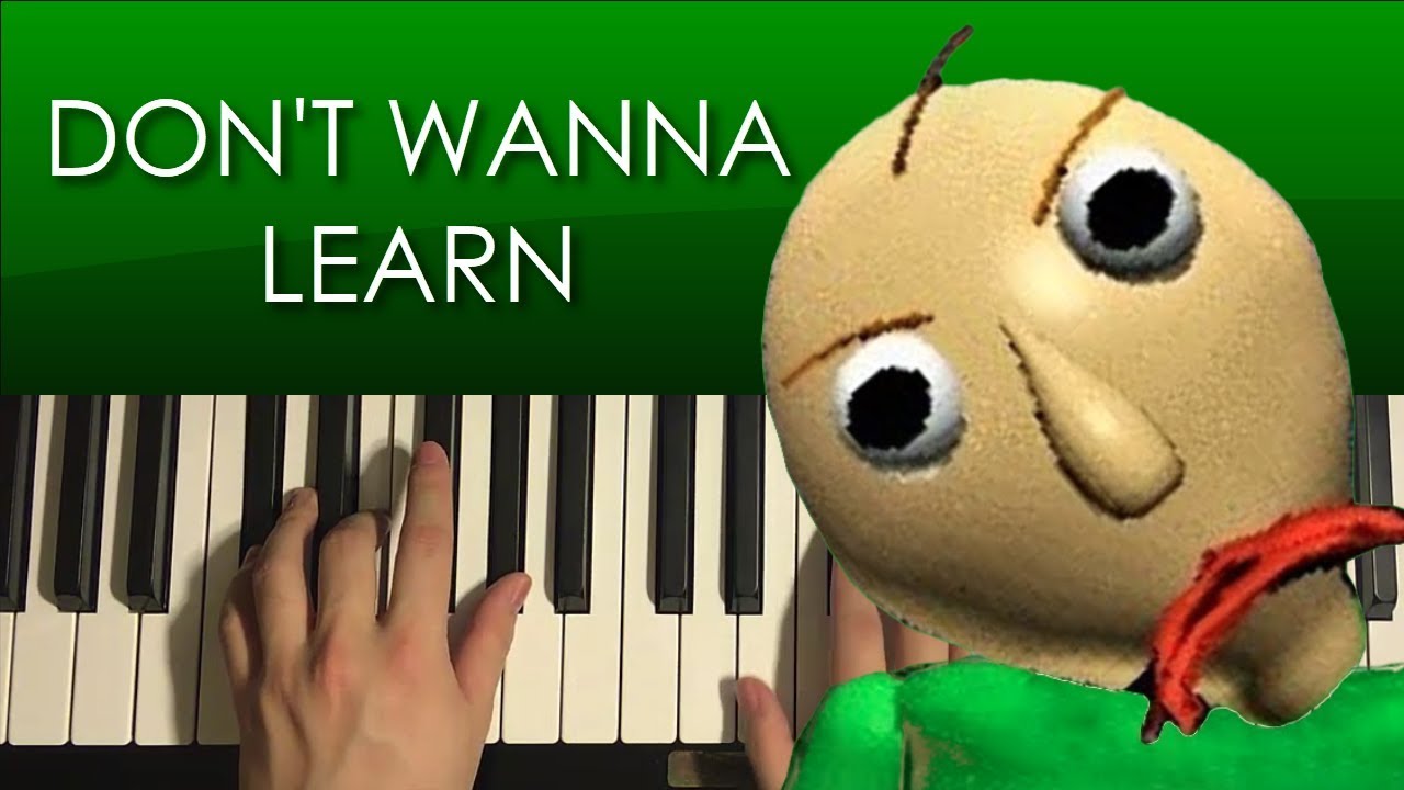 How To Play - Baldi's Basics Song - 