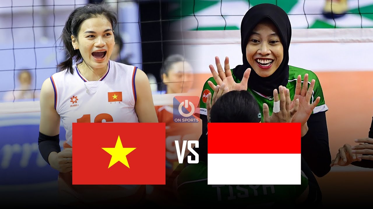 Full HD | Vietnam vs Indonesia | Vi Thị Như Quỳnh vs Megawati Women's ASEAN Volleyball