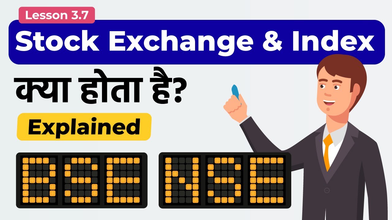 What is a Stock Exchange & Stock Market Index? BSE Sensex & NSE Nifty Index Explained in Hindi
