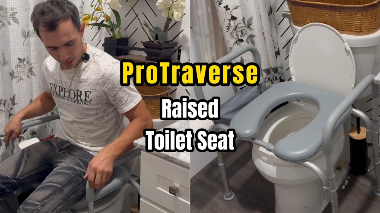 ProTraverse Raised Toilet Seat Review | Strong Support & Adjustable