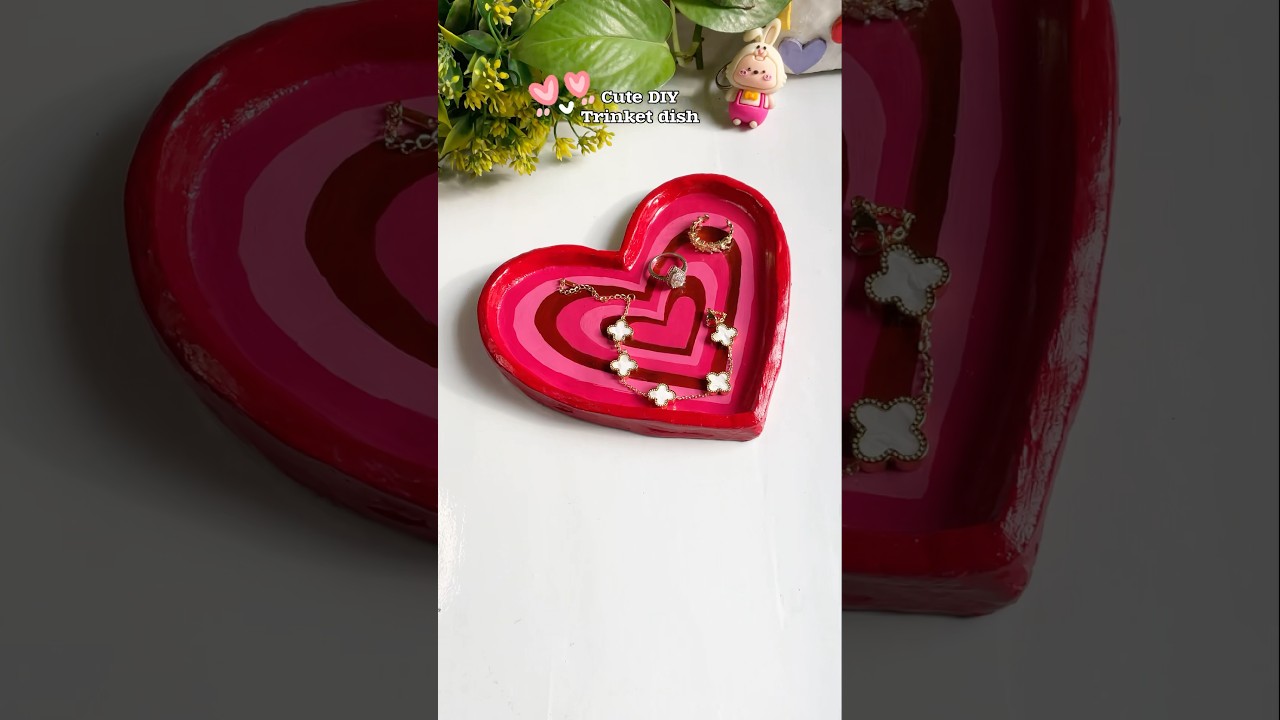 Easy DIY Trinket Dish| Mould it Clay Tray | #shorts #diy #pinterest #trinketdish