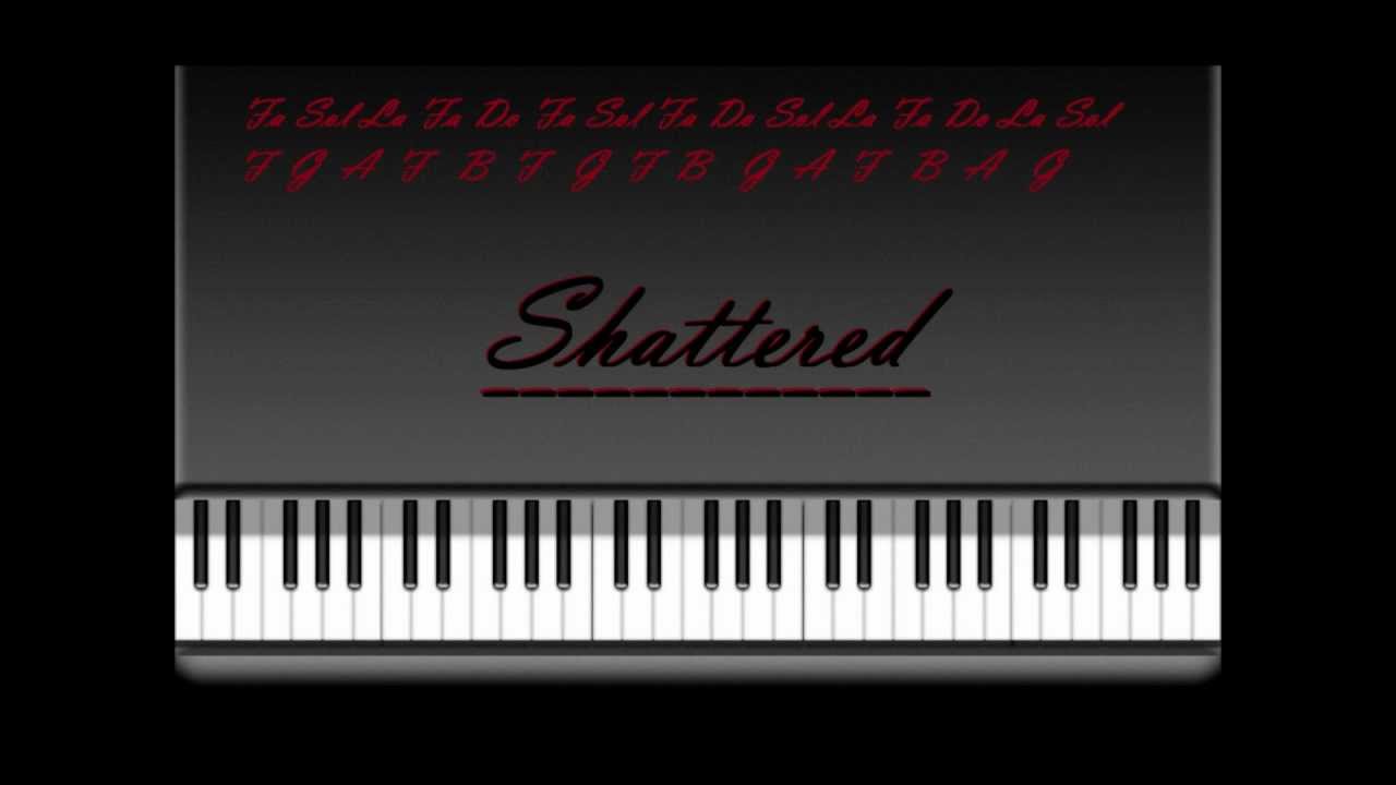 Trading Yesterday-Shattered-Piano Tutorial Español/English Pt.1