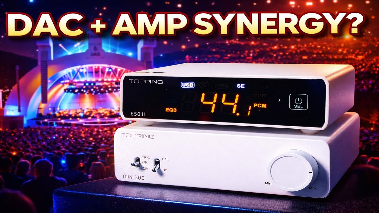 ЦАП Topping E50 II и мини-усилитель на 300 Вт решили настоящую проблему настольной Hi-Fi системы.