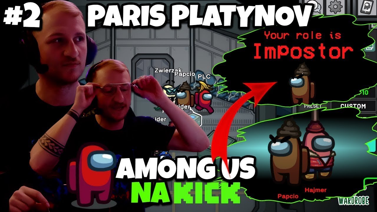 PARIS PLATYNOV GRA W AMONG US *IMPOSTOR*