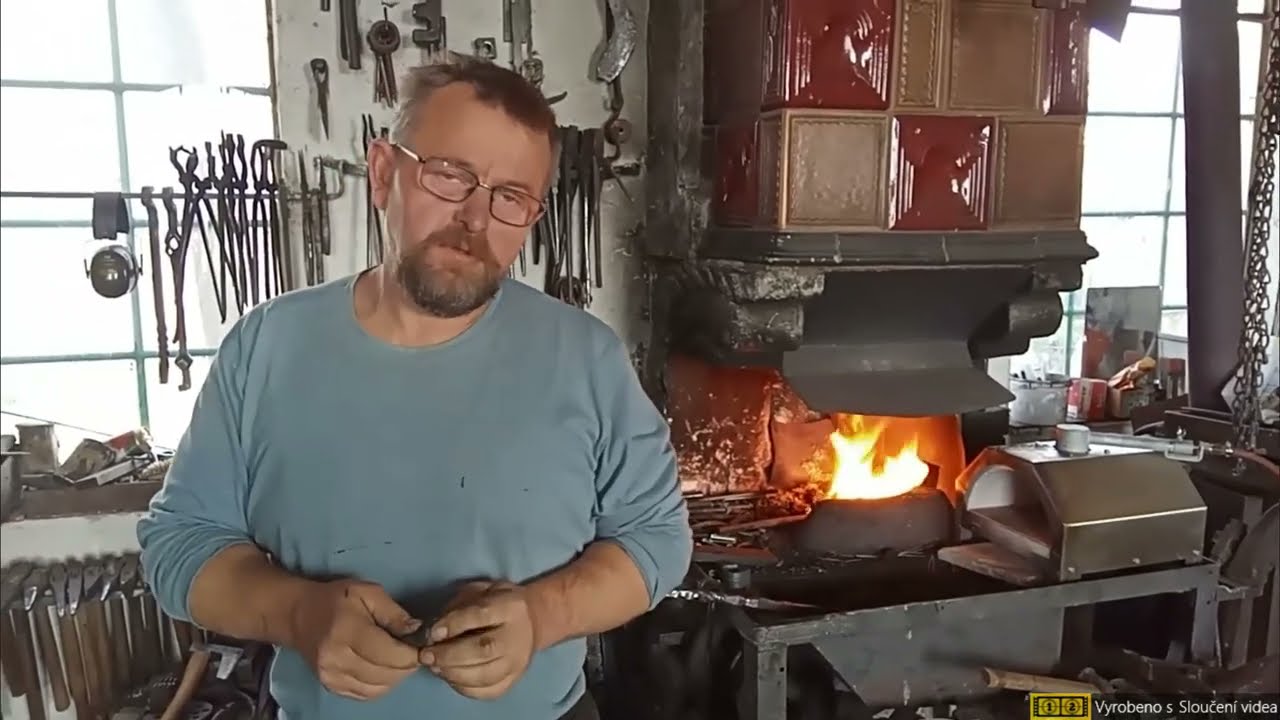 kovářské učení: 13. díl - hřebík-forging nails.