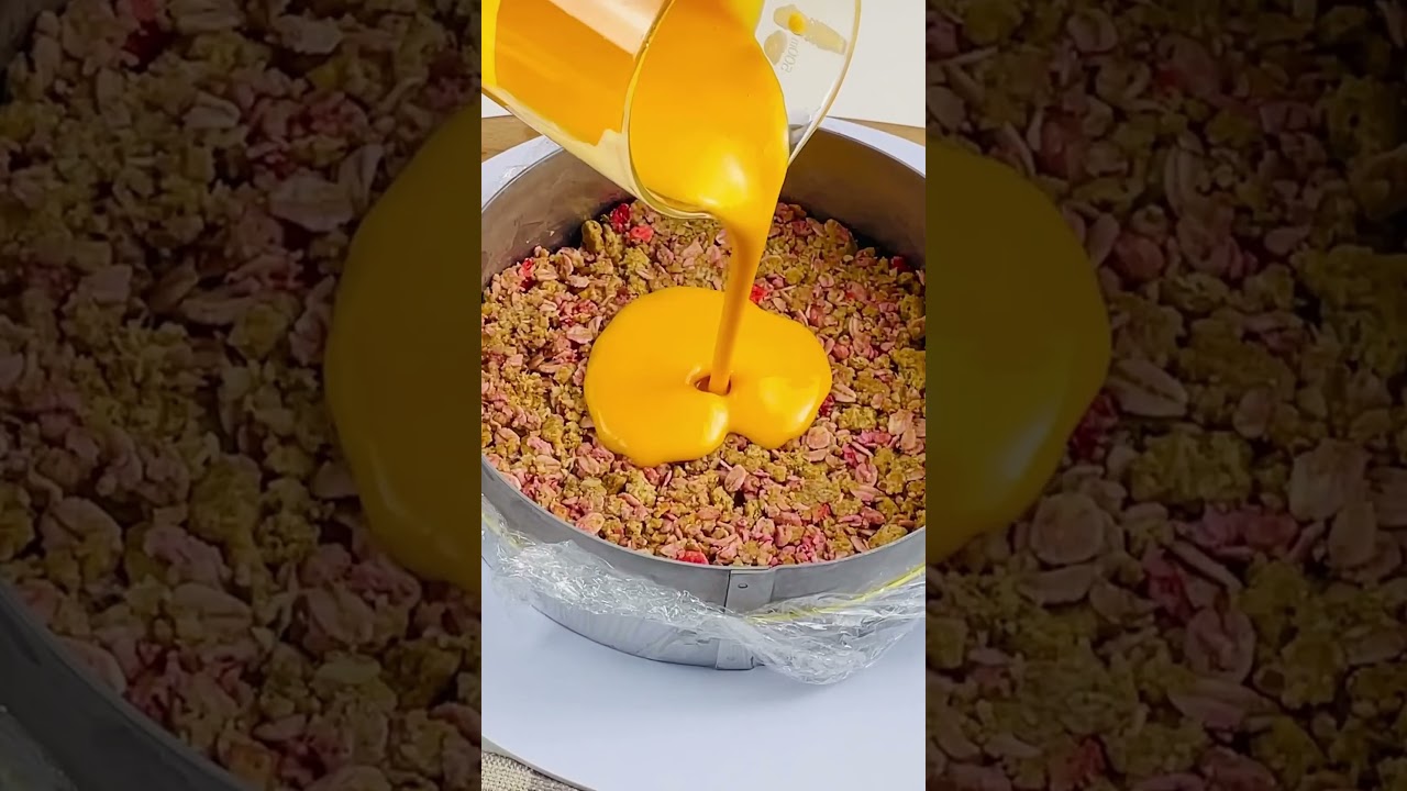 🍰🥄🎂 Dragon Fruit Papaya Cake-Fullprof video in the description