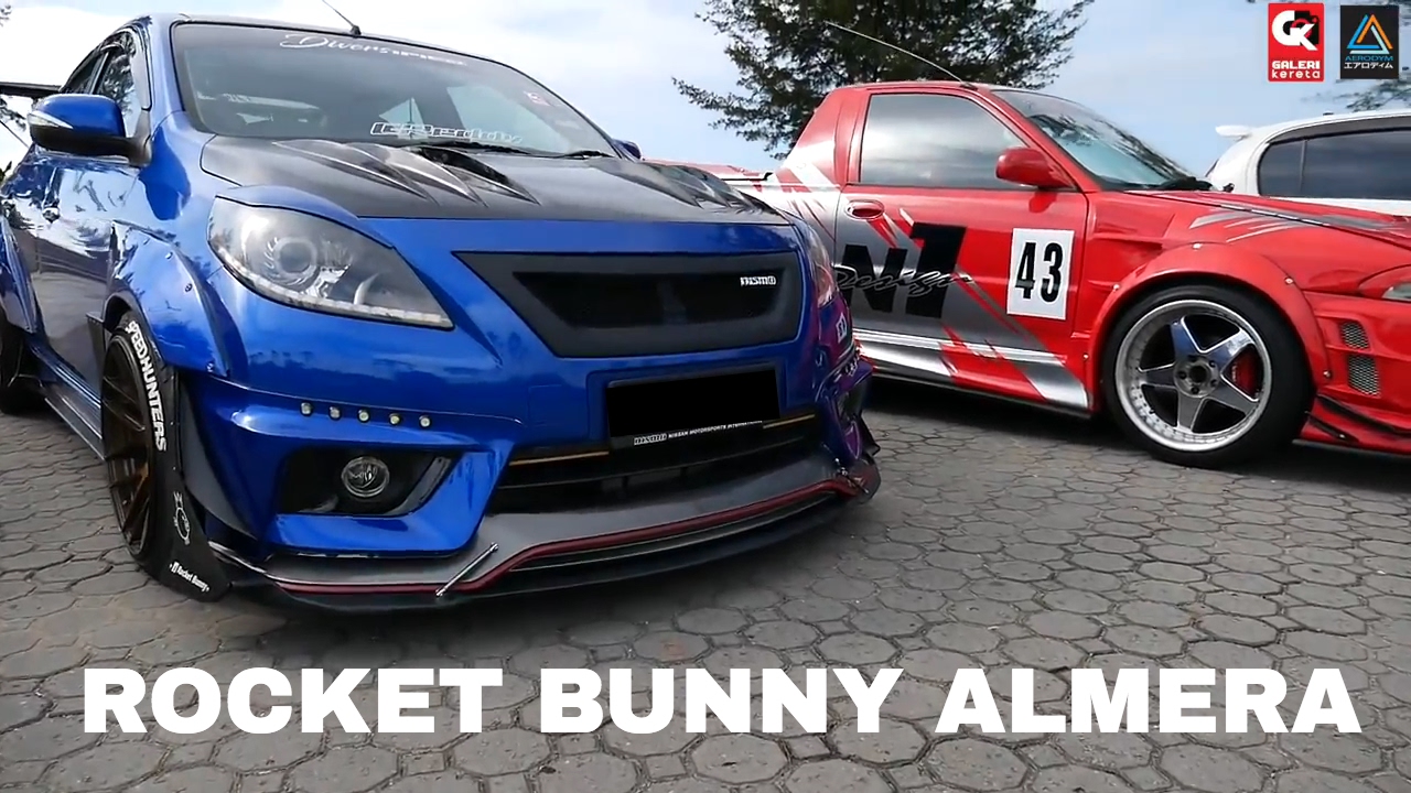 Nissan Almera Custom Modified with Rocket Bunny Kits