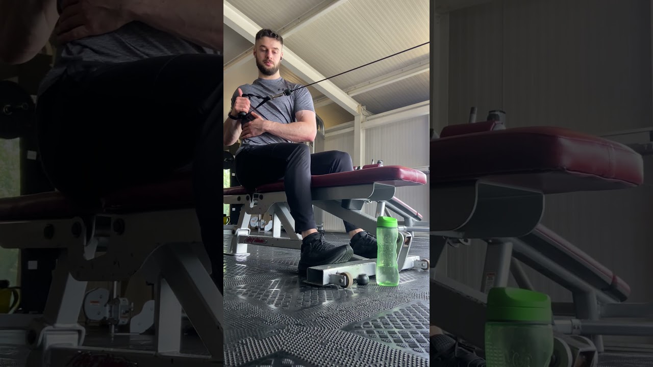 Seated Cable Row with Thoracic Rotation - Single Arm
