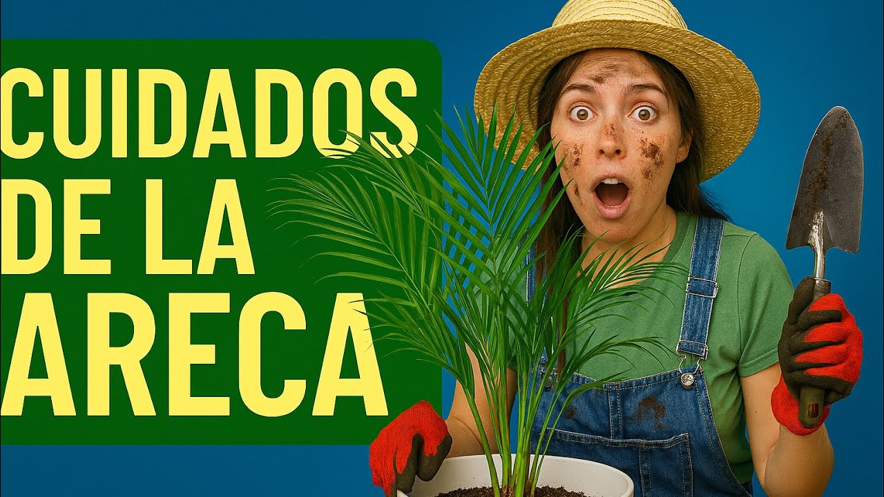 Cuidados de la ARECA 🌴 Toda la información que necesitas. Riego, trasplante, ¿Es tóxica?☢️