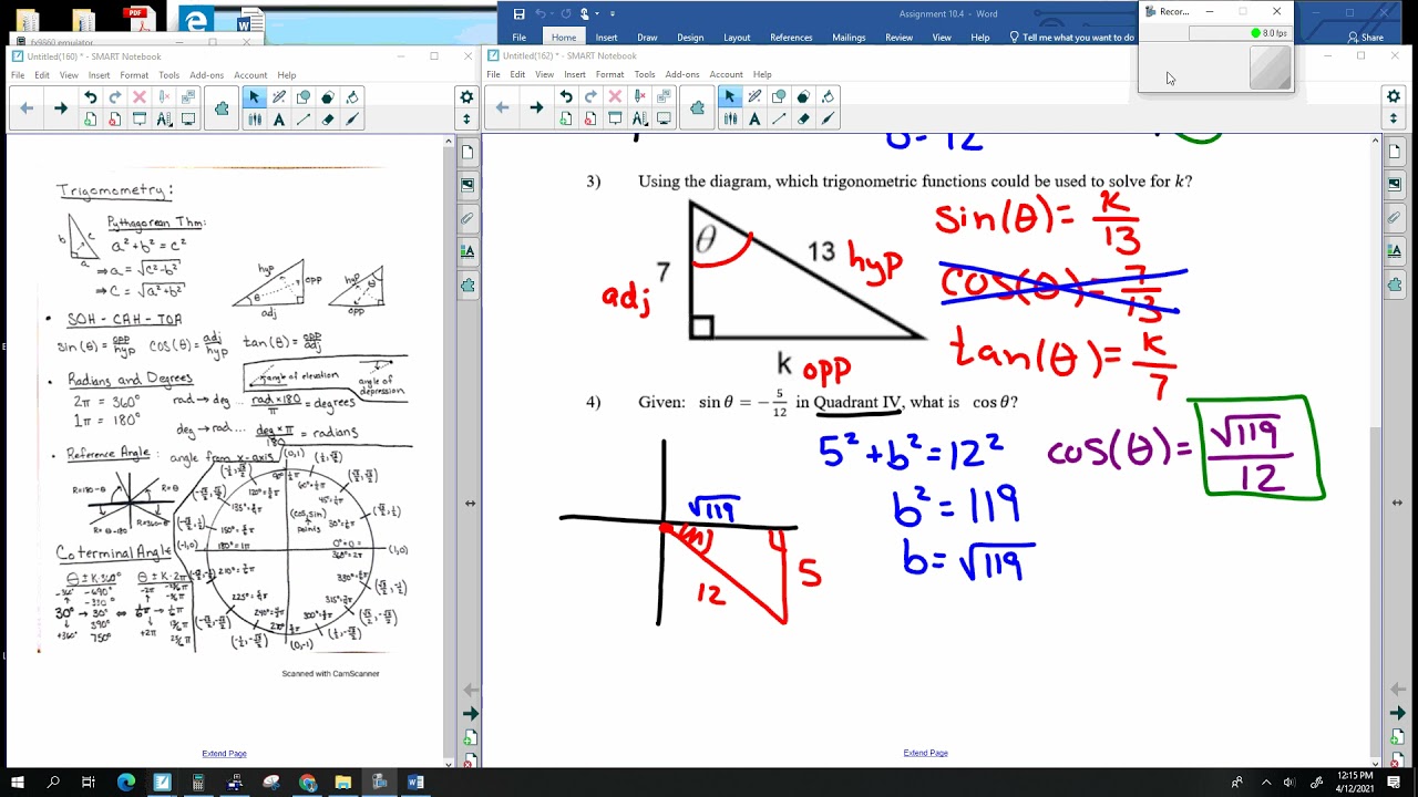 Algebra II - Assignment 10.4