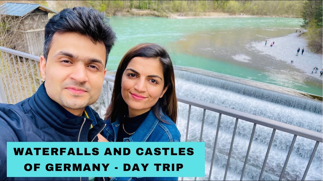 German Water Falls | German Palace | Lech Falls Fussen | Waterfalls and Castles of Germany | Hindi