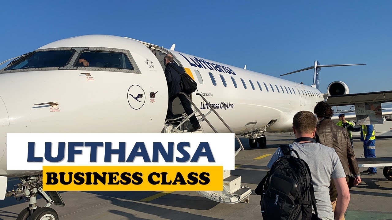 LUFTHANSA BUSINESS CLASS Frankfurt to Paris LH1026 CRJ900