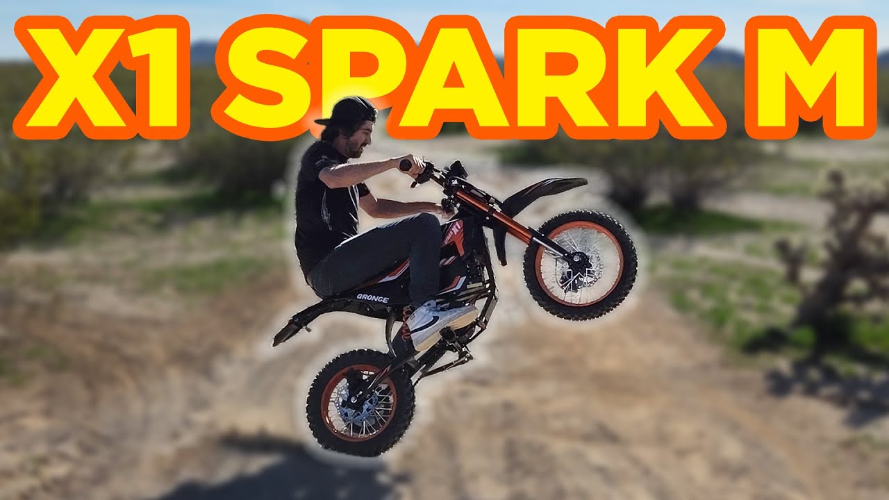 Электрический мини-мотоцикл Qronge X1 Spark M: компактный размер, мощность 60 В!